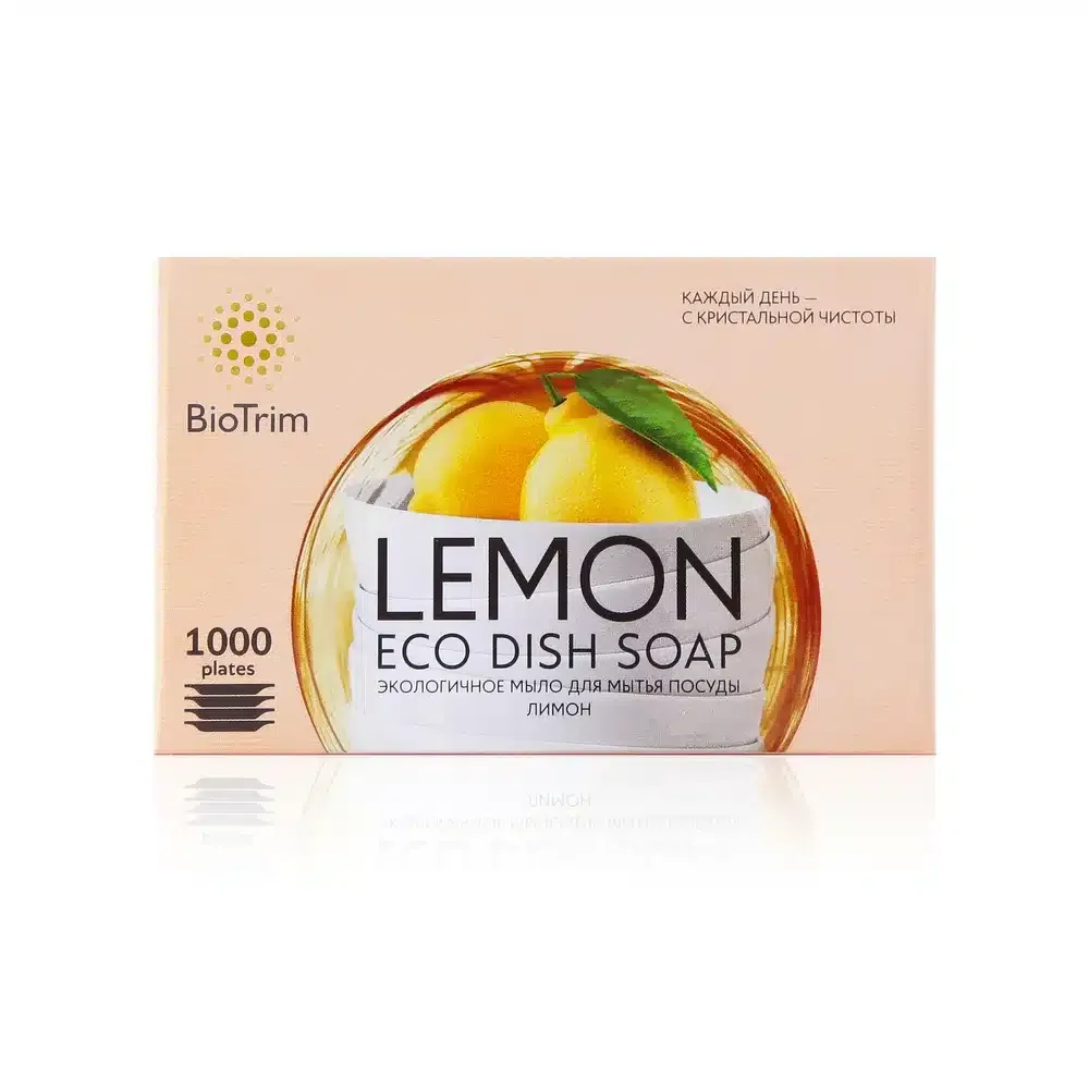 صابونة بيوتريم بالليمون العضوي BioTrim Lemon-scented organic dishwashing soap